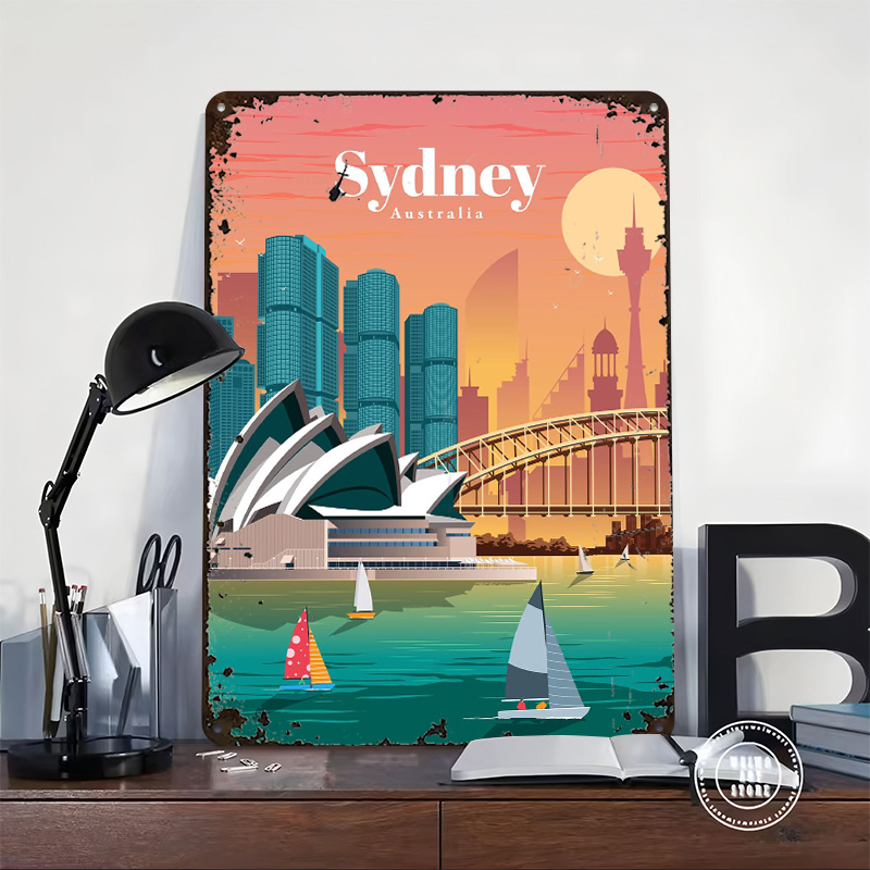 Sydney Poster Wall Art Retro V - Home Bar Sydney incelemesi ve fiyatı