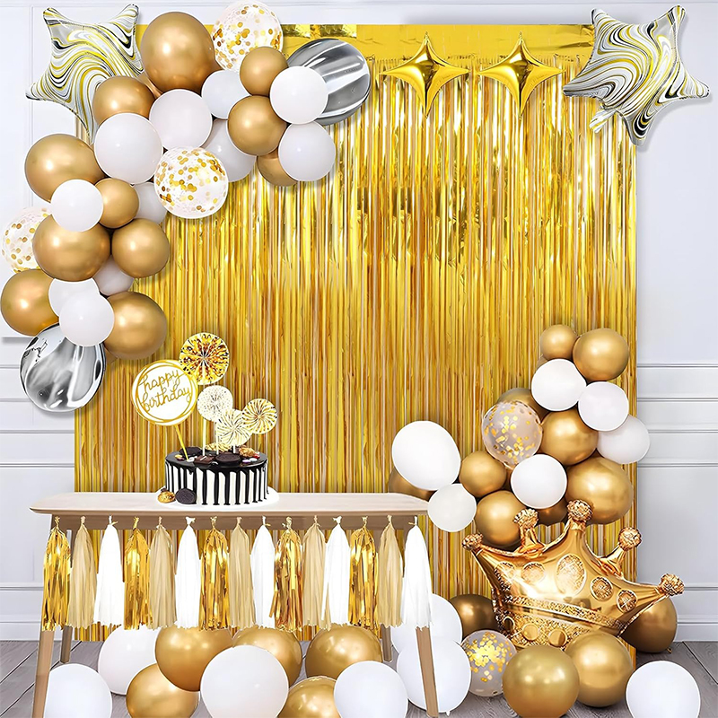 2M Glitter Gold Tinsel Fringe  - Home Bargains incelemesi ve fiyatı