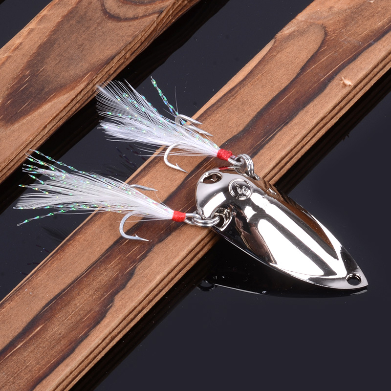 4pcs Fishing lures spoon metal - Jigger Double Sided incelemesi ve fiyatı