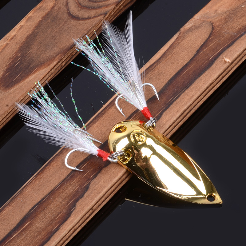 4pcs Fishing lures spoon metal - Jigger Double Sided incelemesi ve fiyatı