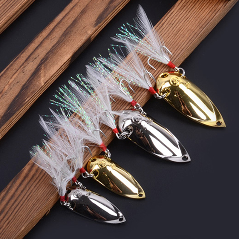4pcs Fishing lures spoon metal - Jigger Double Sided incelemesi ve fiyatı