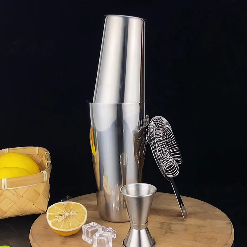 550/750ML Cocktail Shaker Bar  - Boston Shaker Set incelemesi ve fiyatı