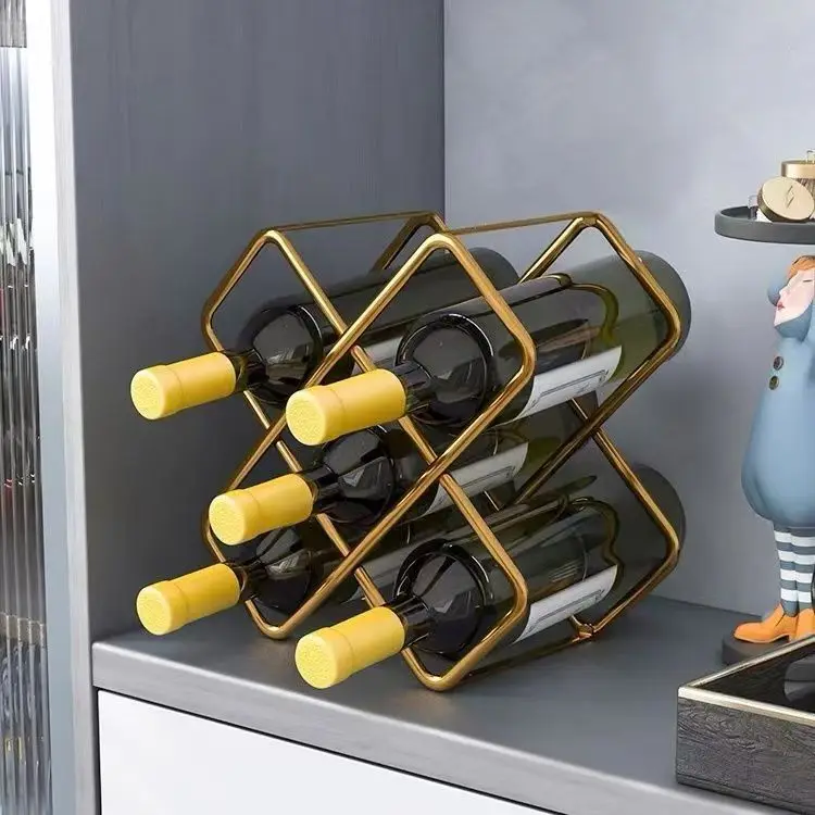 5 Grid Iron Metal Wine Rack Re - Home Bar And Cabinet incelemesi ve fiyatı