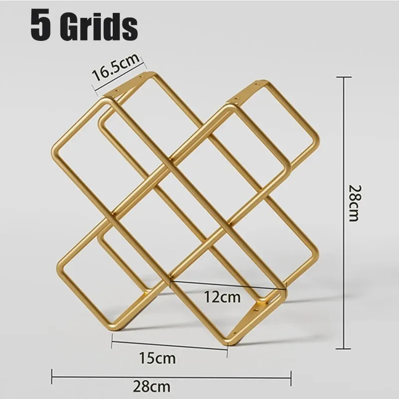 5 Grid Iron Metal Wine Rack Re - Home Bar And Cabinet incelemesi ve fiyatı