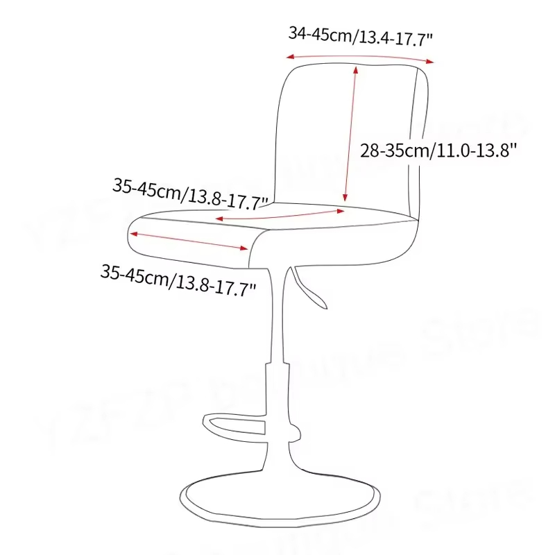 Jacquard Bar Stool Chair Cover - Home Bar Lounge incelemesi ve fiyatı