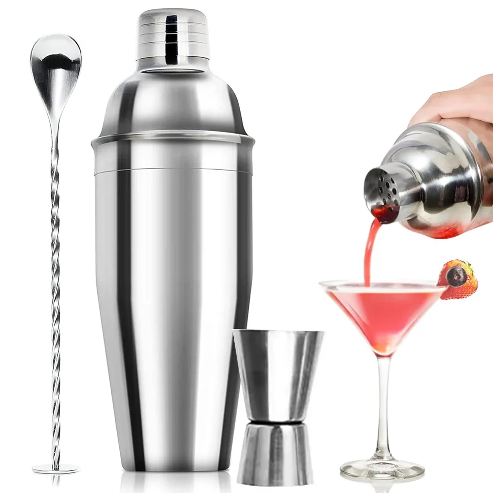 3/6pcs Cocktail Shaker Stainle - Boston Shaker Set incelemesi ve fiyatı