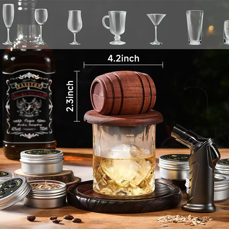 Wooden Cocktail Smoker Kit Smo - Smoking Gun Kit incelemesi ve fiyatı