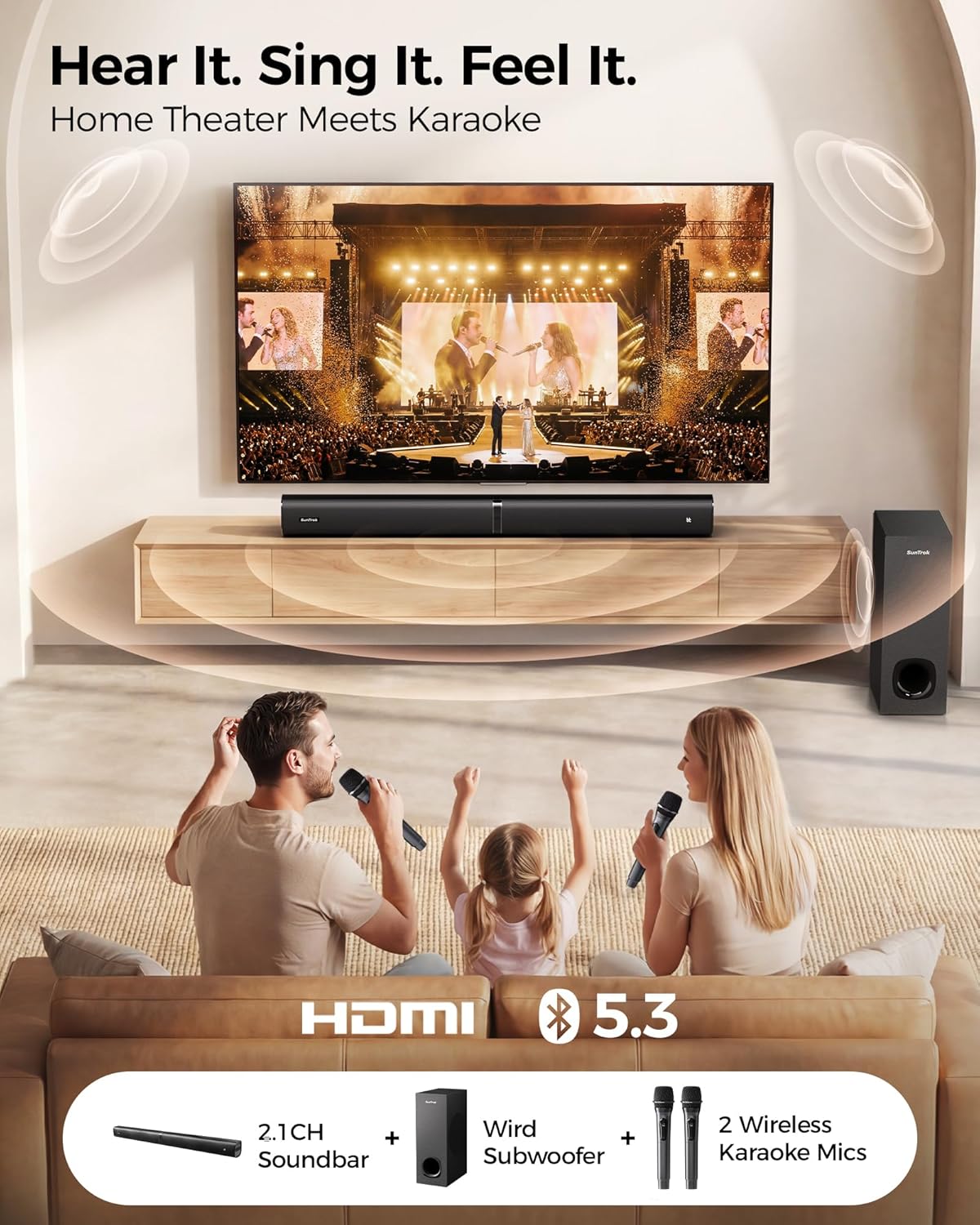 Soundbar with Subwoofer for TV - Home Bar And Theater incelemesi ve fiyatı