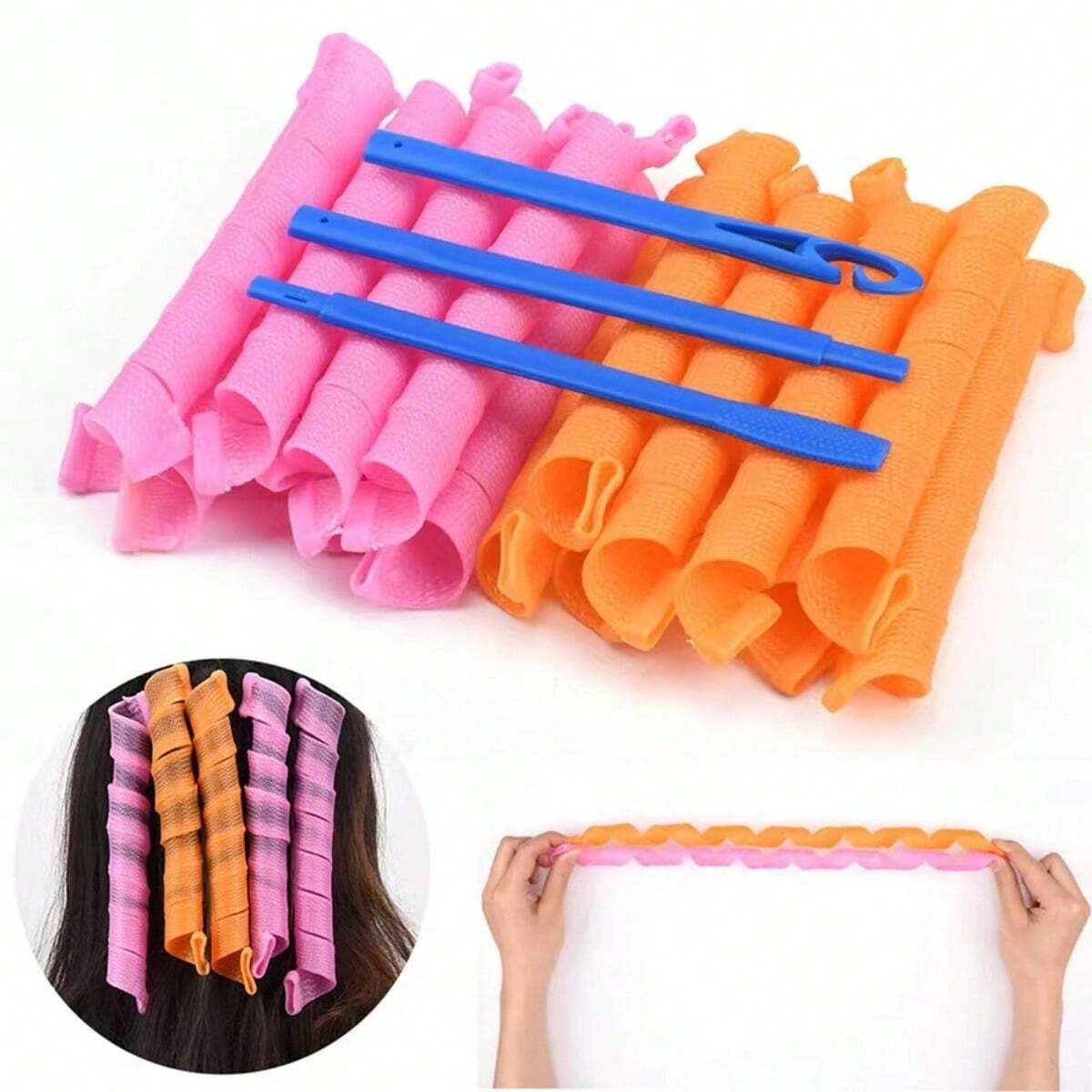 20Pcs Heatless Hair Curlers No - Home Barber incelemesi ve fiyatı