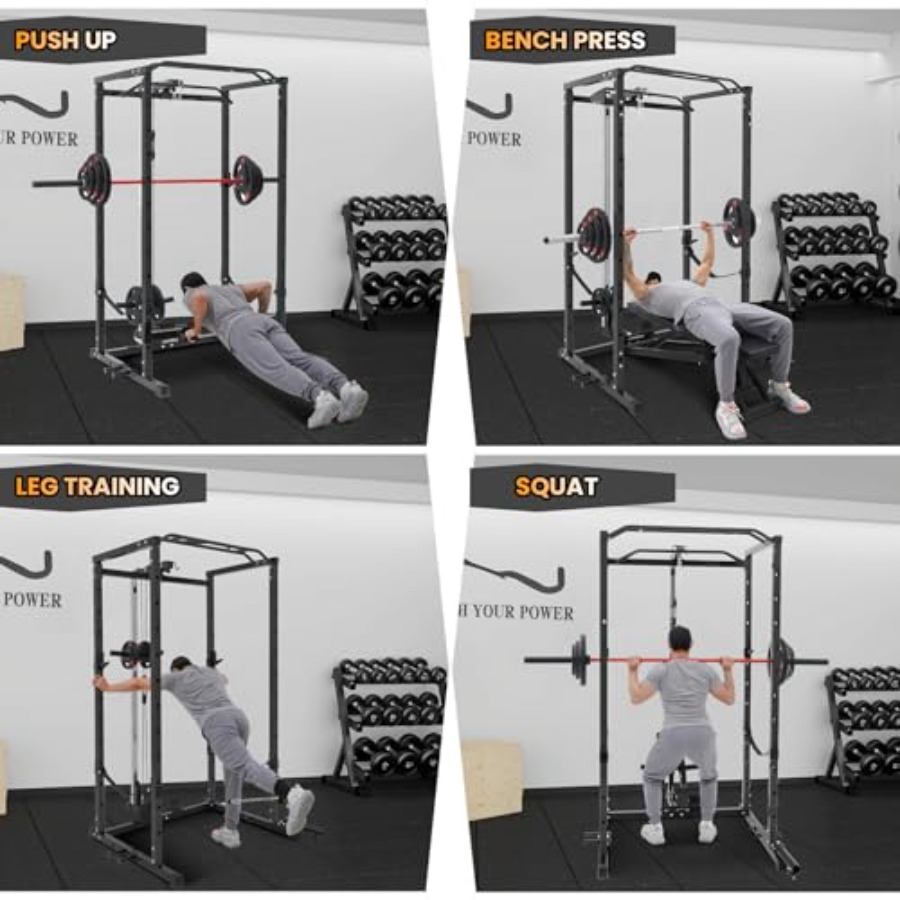1600 Lbs Power Rack for Home G - Home Bar And Gym incelemesi ve fiyatı