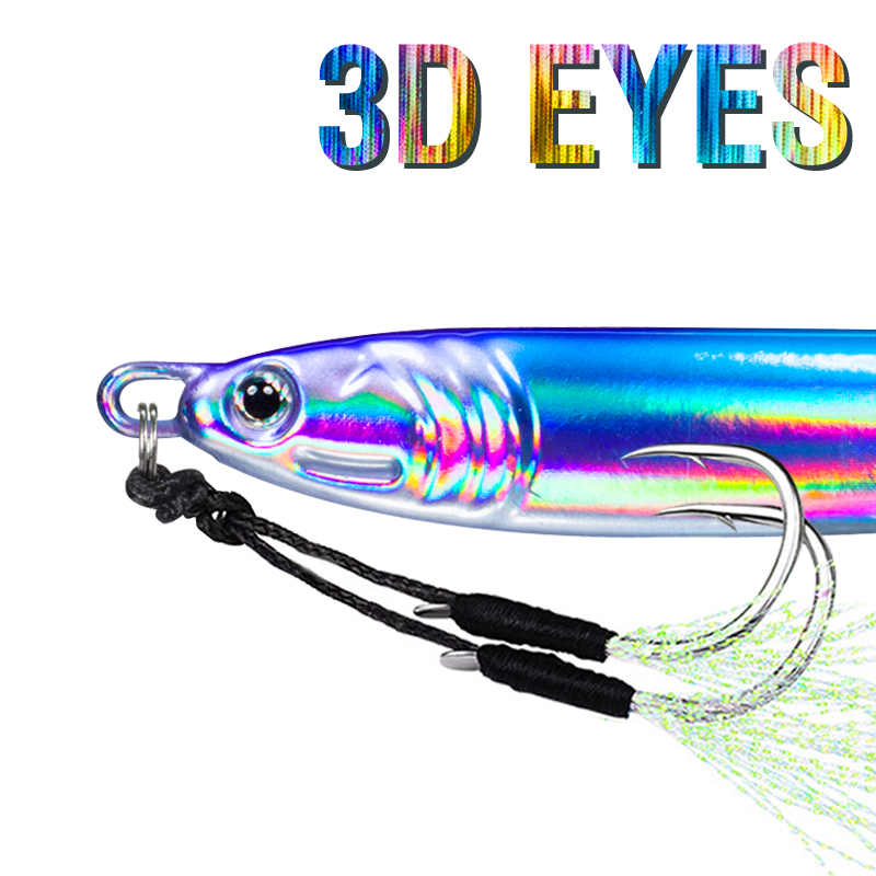 7Pcs 40g 60g 80g 100g Luminous - Jigger Double Sided incelemesi ve fiyatı