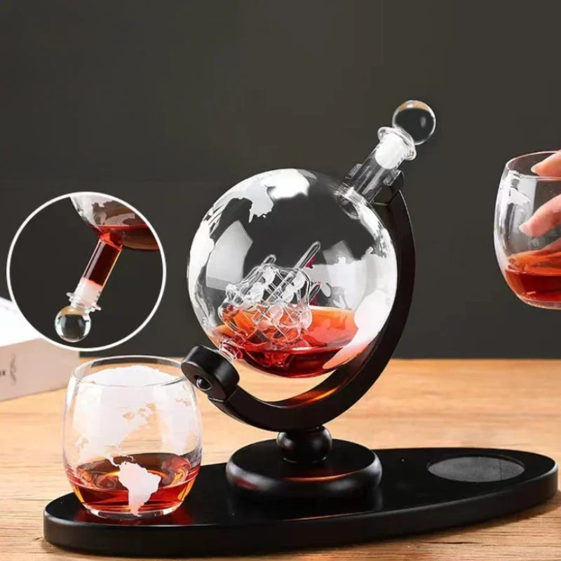 Globe Whiskey Decanter Set Lea - Decanter Globe Set incelemesi ve fiyatı