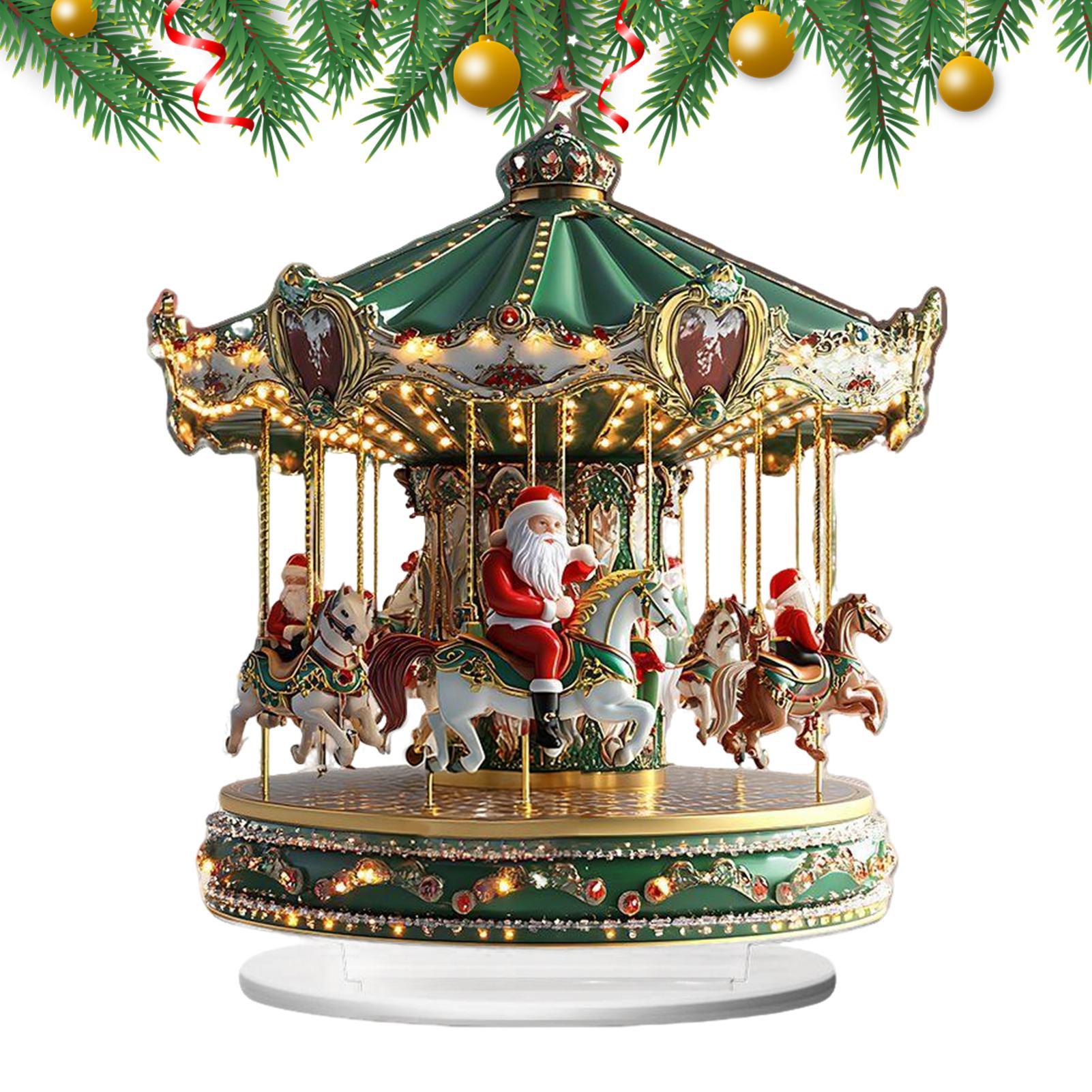 Christmas Carousel Acrylic 2D  - Home Bar Shelves incelemesi ve fiyatı