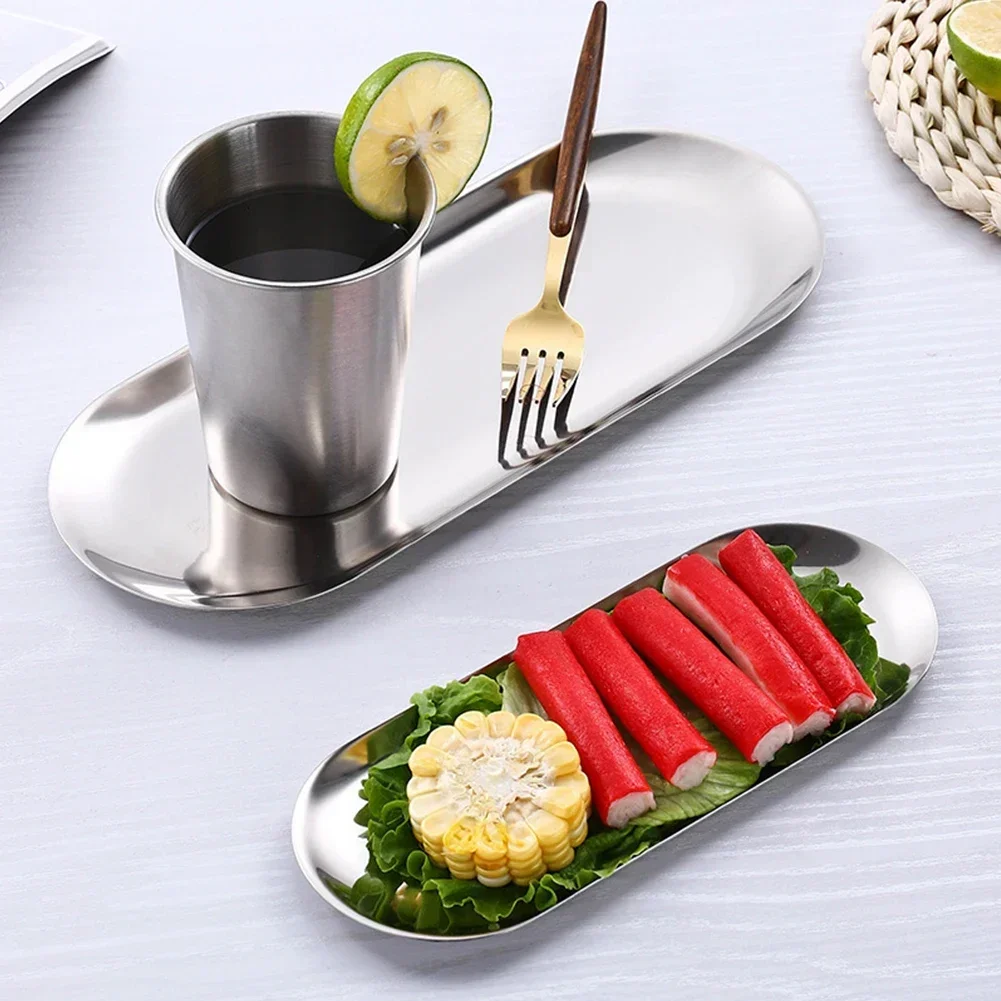 Stainless Steel Tray Oval Tray - Garnish Tray Set incelemesi ve fiyatı