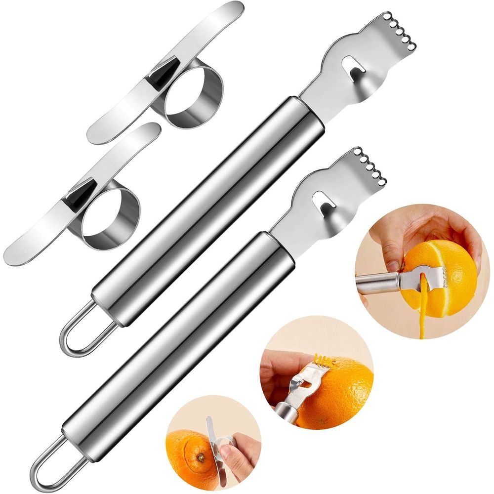 4-Piece Stainless Steel Lemon  - Peeler Channel Knife incelemesi ve fiyatı