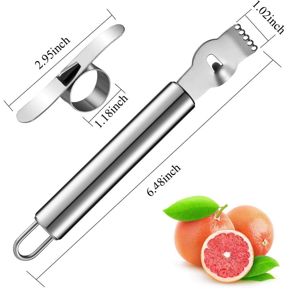 4-Piece Stainless Steel Lemon  - Peeler Channel Knife incelemesi ve fiyatı