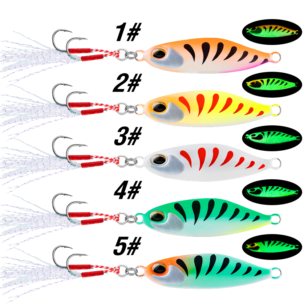 5Pcs Jig Bait 7G/10G/15G/20G S - Jigger Double Sided incelemesi ve fiyatı