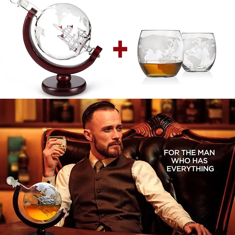 Whiskey Glass Set Crystal Glob - Decanter Globe Set incelemesi ve fiyatı