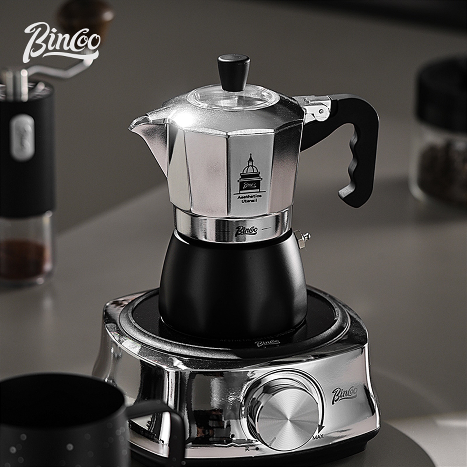 BINCOO Double Valve Moka Pot，E - Home Barista incelemesi ve fiyatı