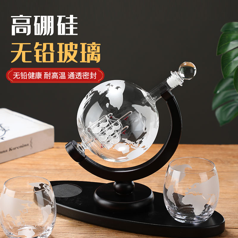 Globe sparkling wine glass bot - Decanter Globe Set incelemesi ve fiyatı