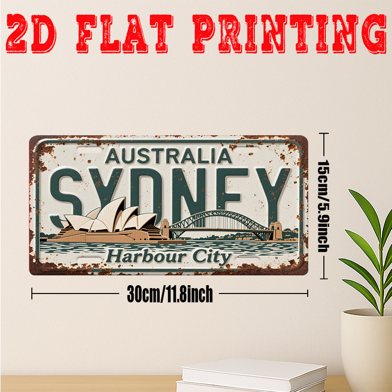 Tin Sign - Australia Sydney Ha - Home Bar Sydney incelemesi ve fiyatı
