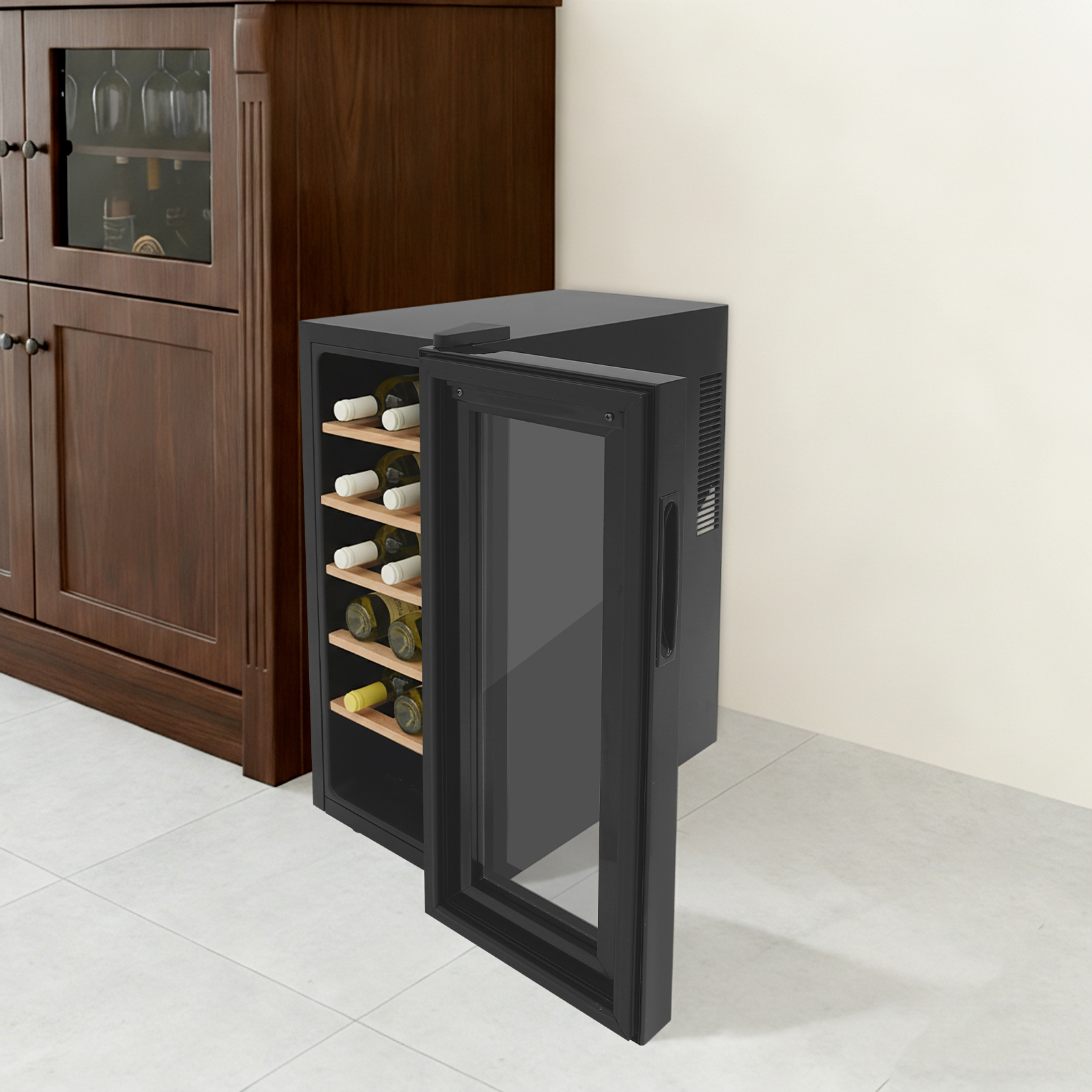 12 Bottle Wine Fridge, Freesta - Home Bar Shelves incelemesi ve fiyatı