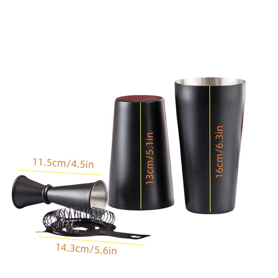 Boston Cocktail Shaker Set 4-P - Boston Shaker Set incelemesi ve fiyatı