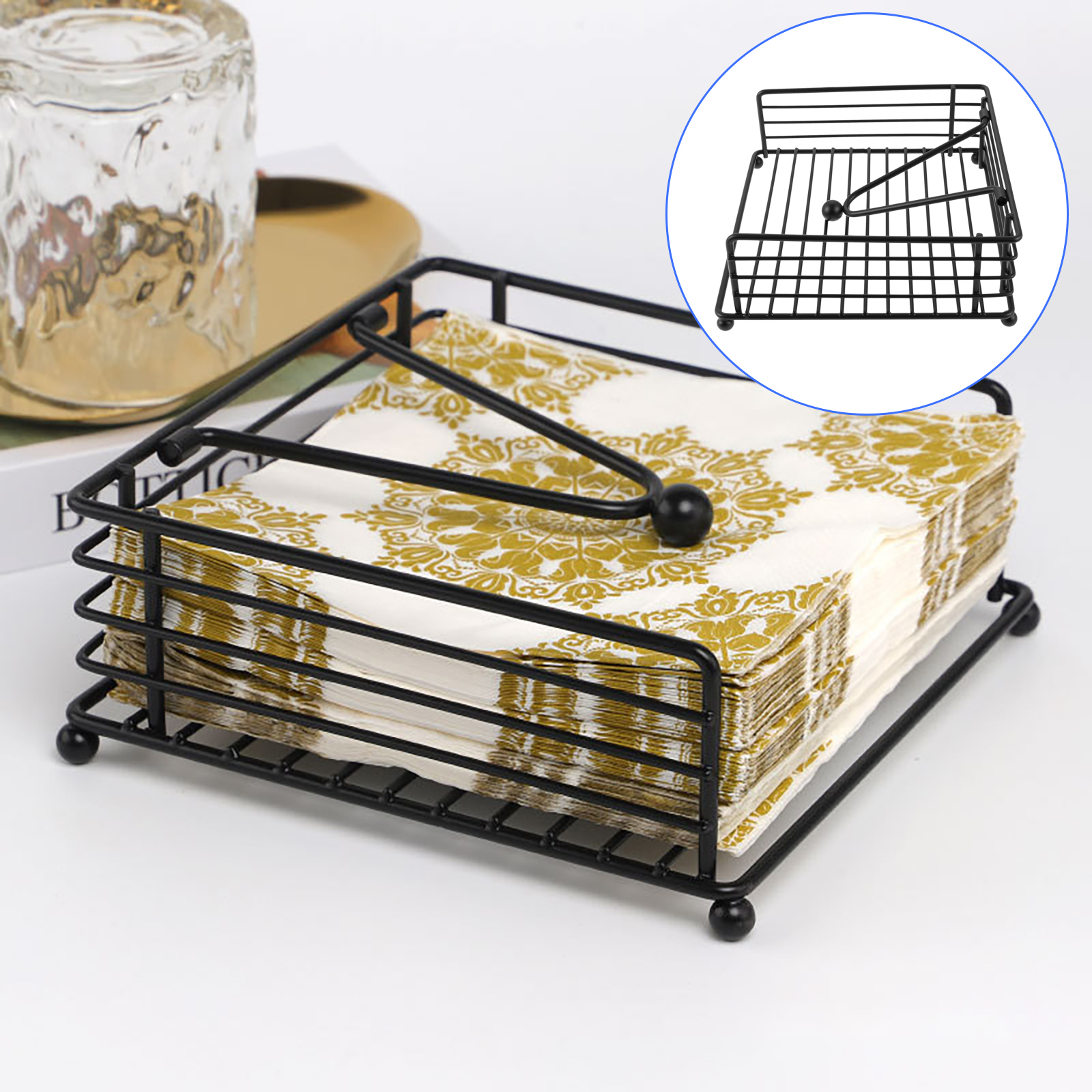 1PC Modern Napkin Holder Frost - Home Bar Stand incelemesi ve fiyatı