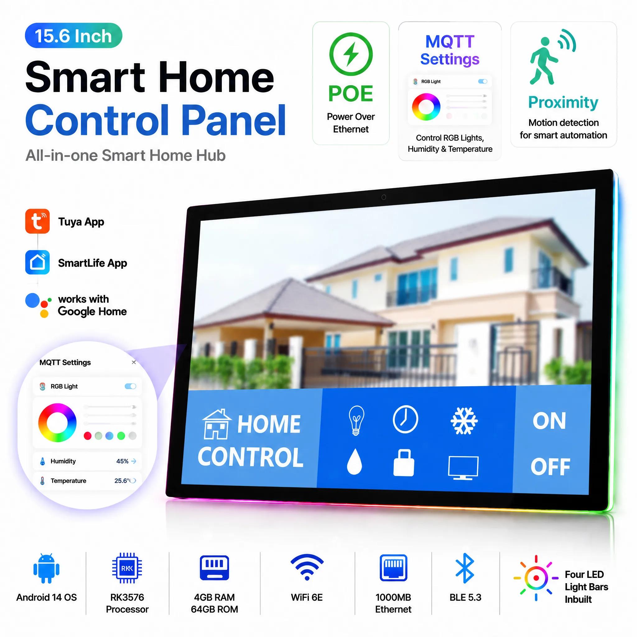 15.6 Inch Inwall Smart Home Ta - Home Bar Android incelemesi ve fiyatı