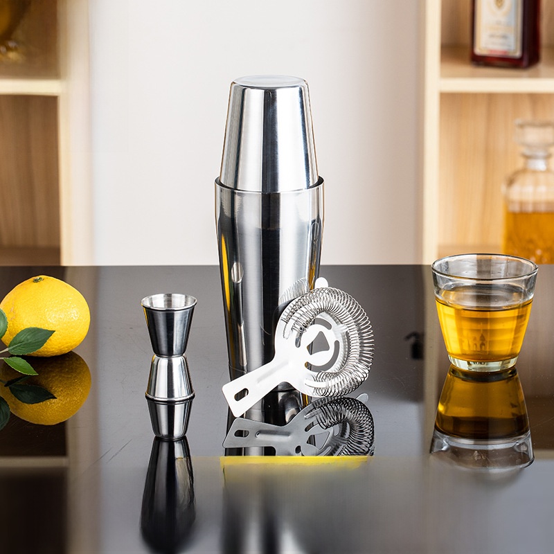 Stainless Steel Bar Tool Set C - Boston Shaker Set incelemesi ve fiyatı
