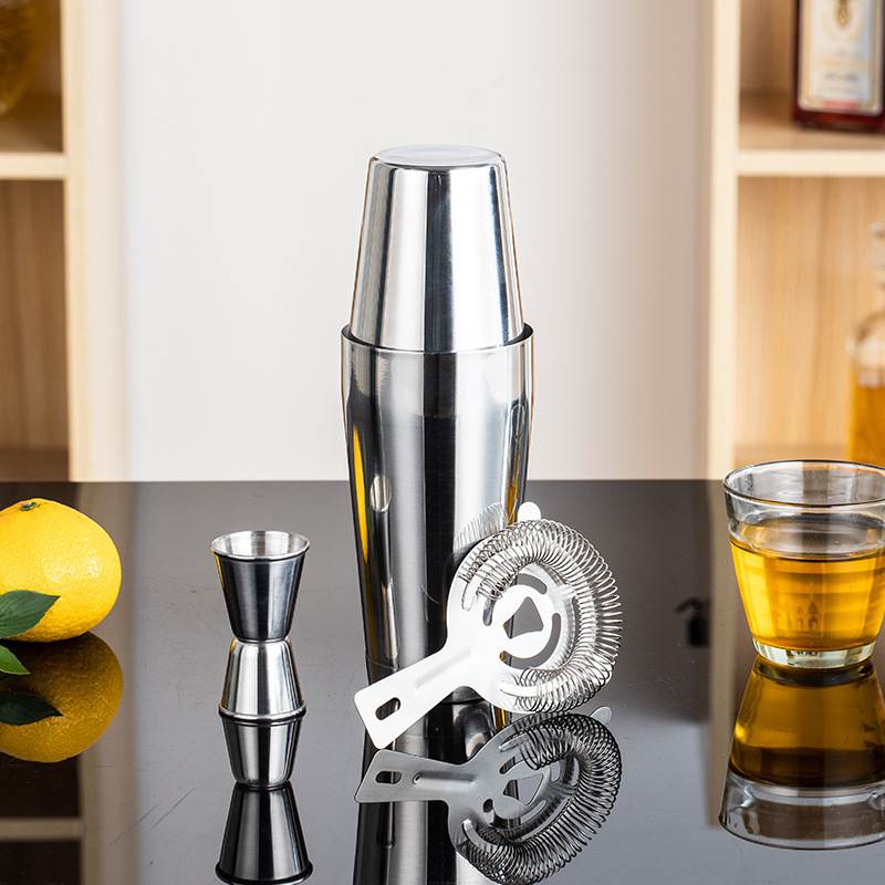 Stainless Steel Bar Tool Set C - Boston Shaker Set incelemesi ve fiyatı