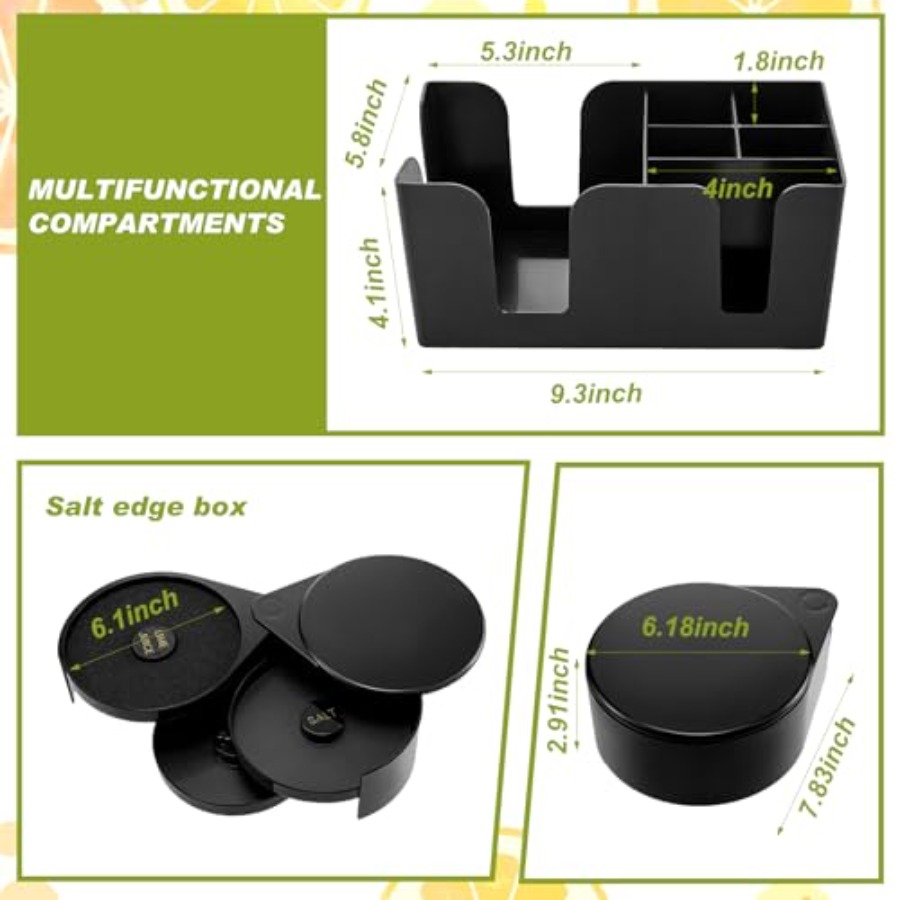 23 Pcs Bartender Supplies Kit  - Garnish Tray Set incelemesi ve fiyatı