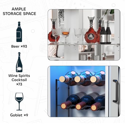 68.9 Inch Farmhouse-Style Corn - Home Bar Shelves incelemesi ve fiyatı