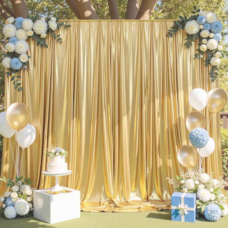 Gold Sequin Backdrop Curtain W - Home Bargains incelemesi ve fiyatı