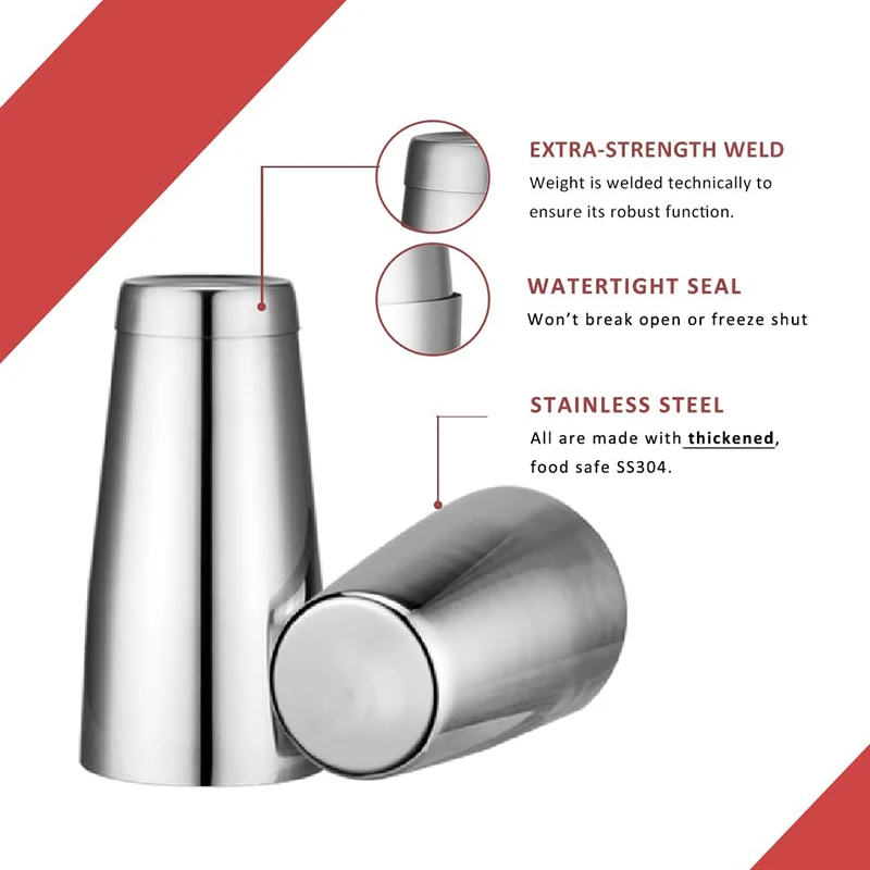 18oz & 28oz Cocktail Shaker Se - Boston Shaker Set incelemesi ve fiyatı