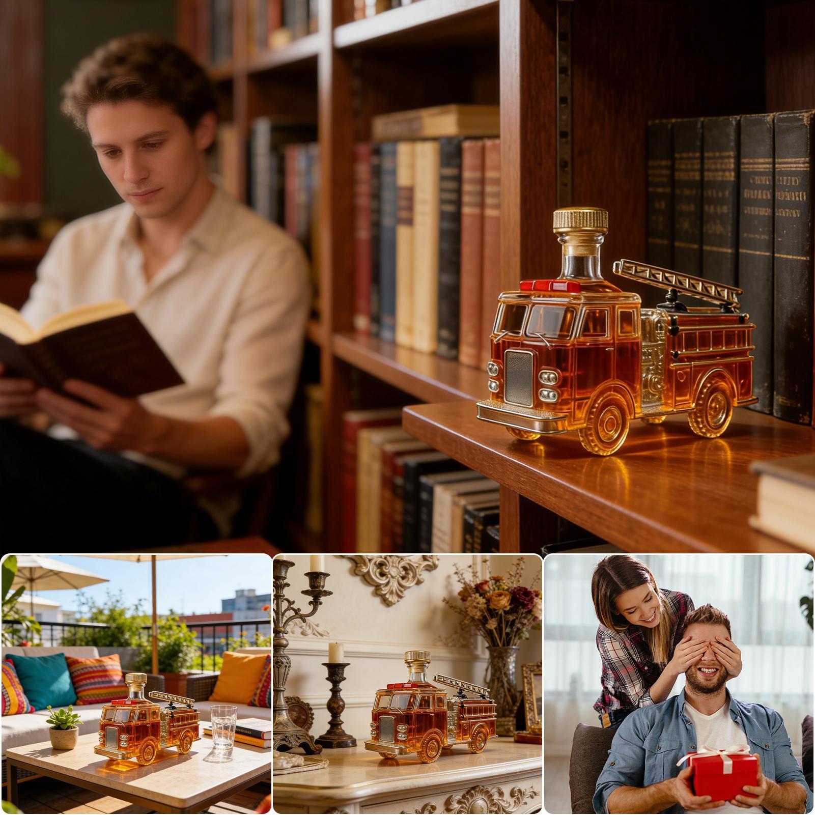 Whiskey Bottle 300ml Fire Truc - Home Bar And Cabinet incelemesi ve fiyatı