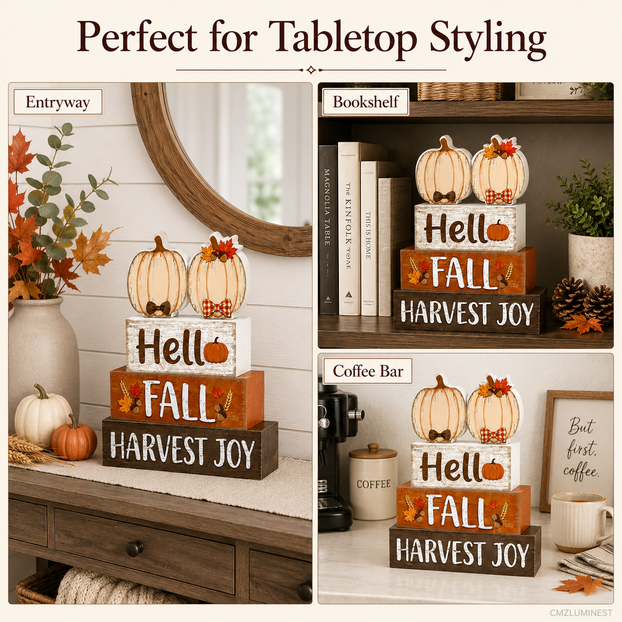 Autumn Layered Tray Decoration - Home Bar Shelves incelemesi ve fiyatı