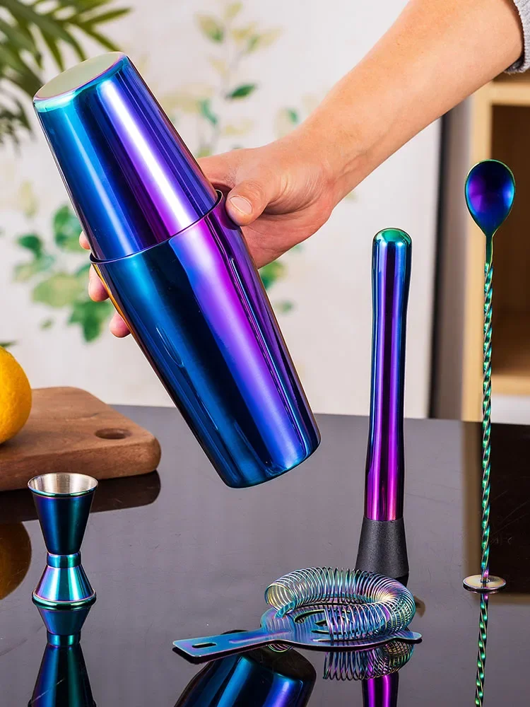 5/7pcs Rainbow Cocktail Shaker - Boston Shaker Set incelemesi ve fiyatı