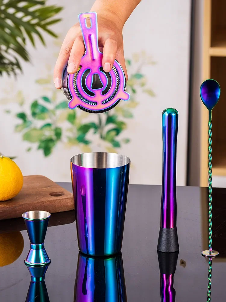 5/7pcs Rainbow Cocktail Shaker - Boston Shaker Set incelemesi ve fiyatı