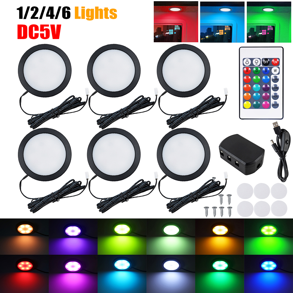 1/2/4/6 Lamp RGB LED Under Cab - Home Bar And Cabinet incelemesi ve fiyatı