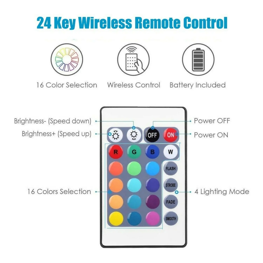 1/2/4/6 Lamp RGB LED Under Cab - Home Bar And Cabinet incelemesi ve fiyatı