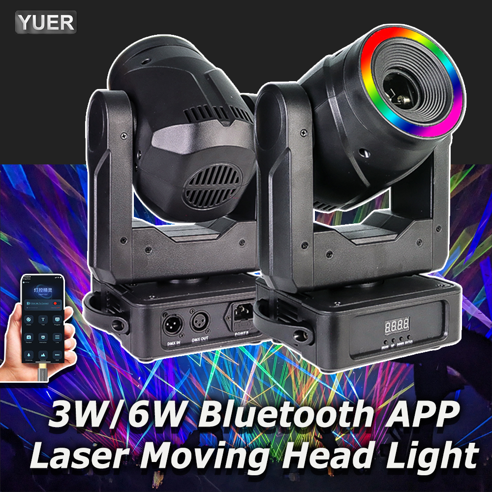 3W 6W RGB Laser Moving Head Li - Home Bar Android incelemesi ve fiyatı