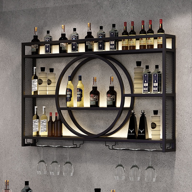 Bar wine rack wall-mounted win - Home Bar And Cabinet incelemesi ve fiyatı