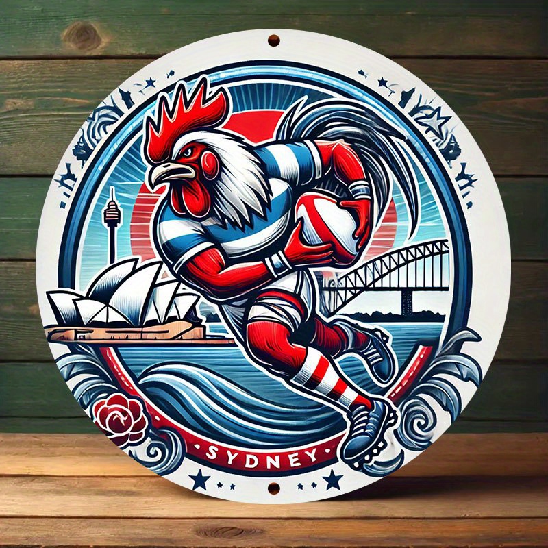 A vibrant Sydney Roosters wall - Home Bar Sydney incelemesi ve fiyatı