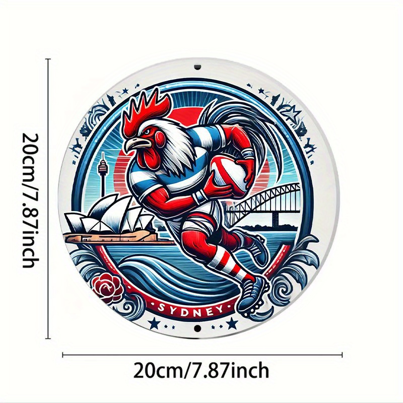 A vibrant Sydney Roosters wall - Home Bar Sydney incelemesi ve fiyatı