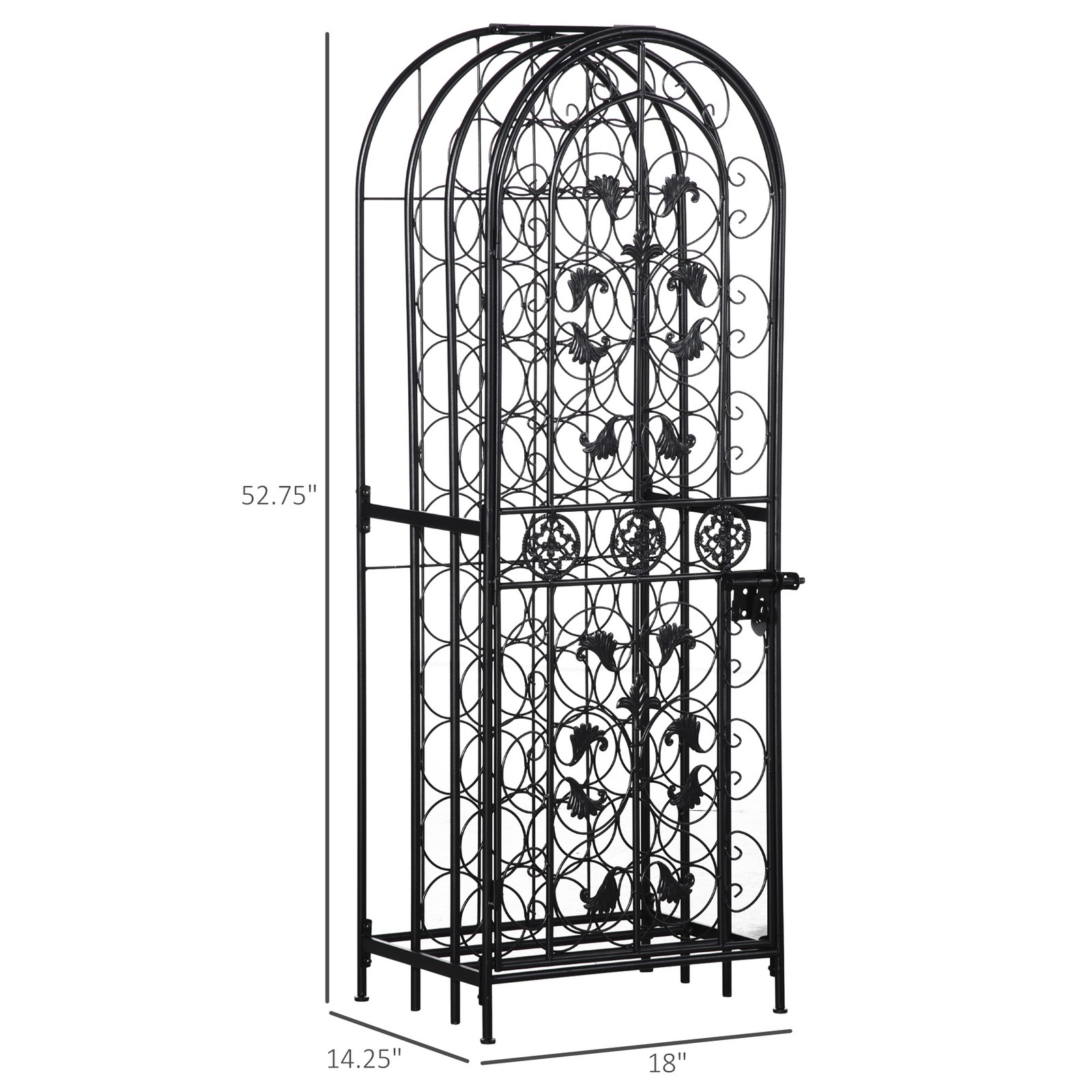 Free Standing Wine Rack 45 Bot - Home Bar And Cabinet incelemesi ve fiyatı