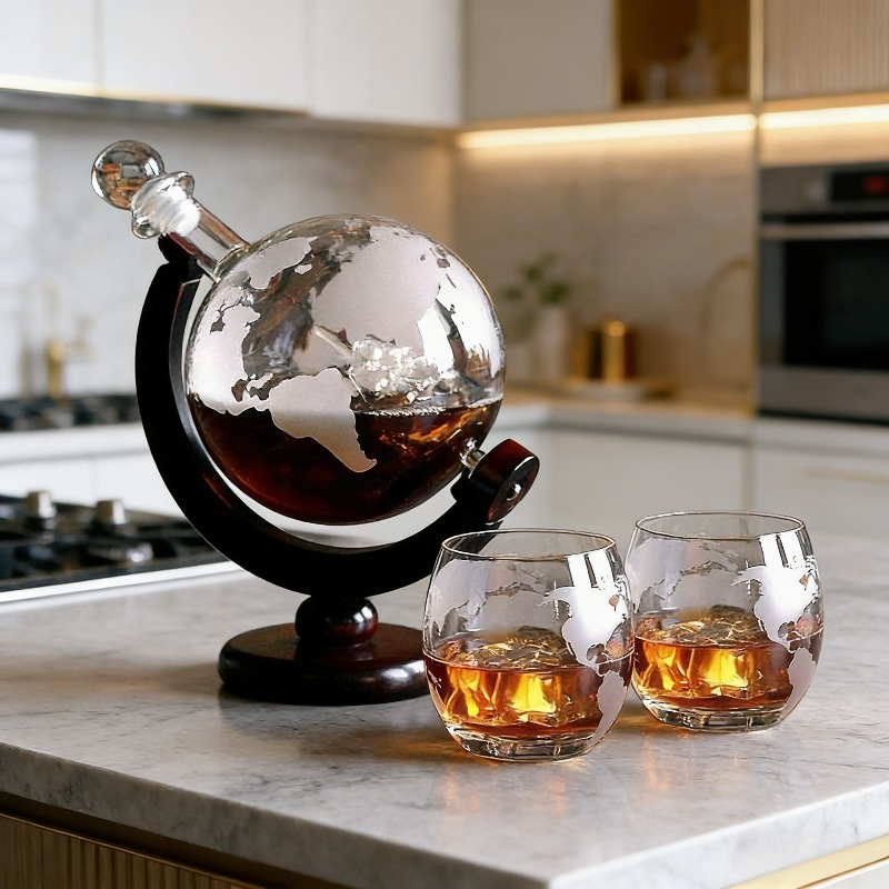 Creative Globe Decanter Set wi - Decanter Globe Set incelemesi ve fiyatı