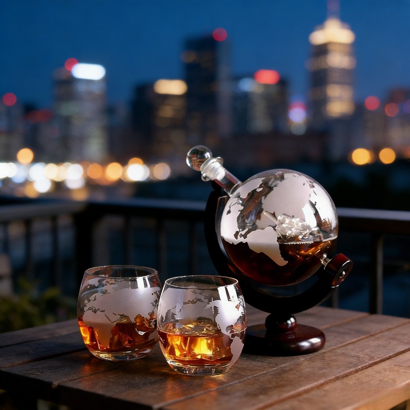 Creative Globe Decanter Set wi - Decanter Globe Set incelemesi ve fiyatı