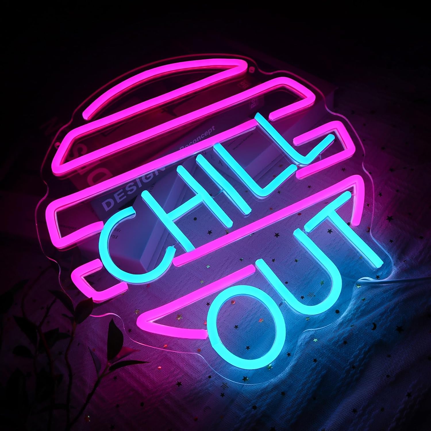 Chill Out Neon Sign for Wall D - Home Bar Lounge incelemesi ve fiyatı