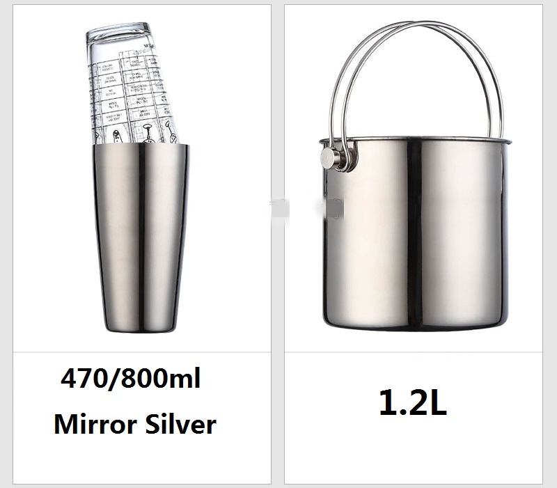 Cocktail Shaker Bar Set Stainl - Boston Shaker Set incelemesi ve fiyatı